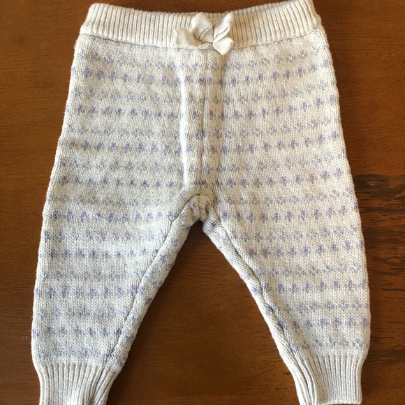 Janie and Jack Fair Isle Sweater Pant - Picture 2 of 3